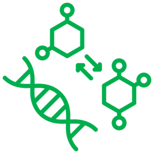 Icon representing development through commercialization